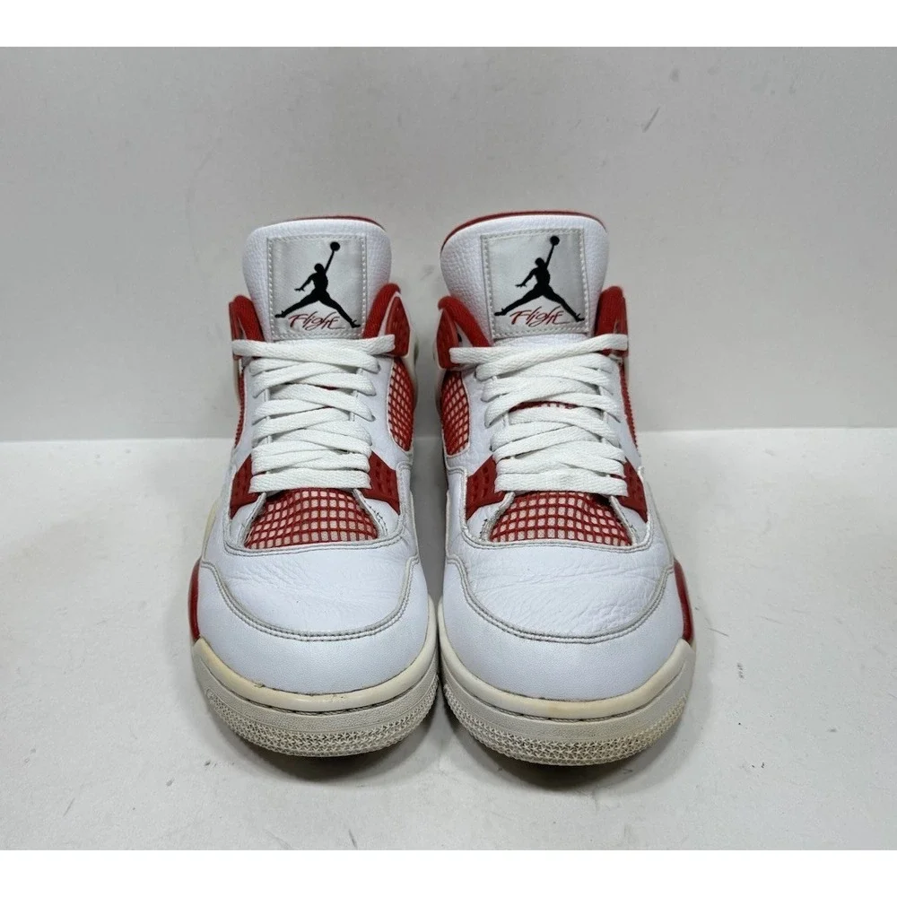 Nike Air Jordan 4 Retro Alternate 89 Sneakers Mens Size 11 Red White 308497-106